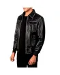 mens-onyx-black-leather-bomber-left-side-angle