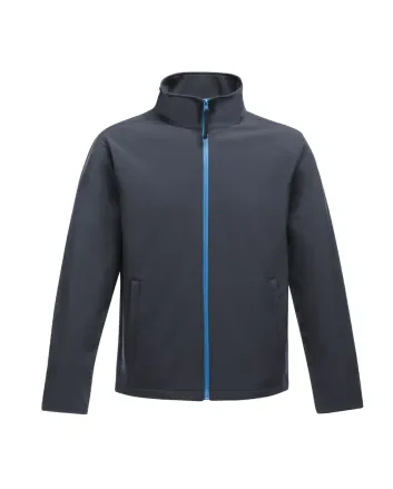 French Navy Water-Resistant SoftShell Windbreaker Jacket